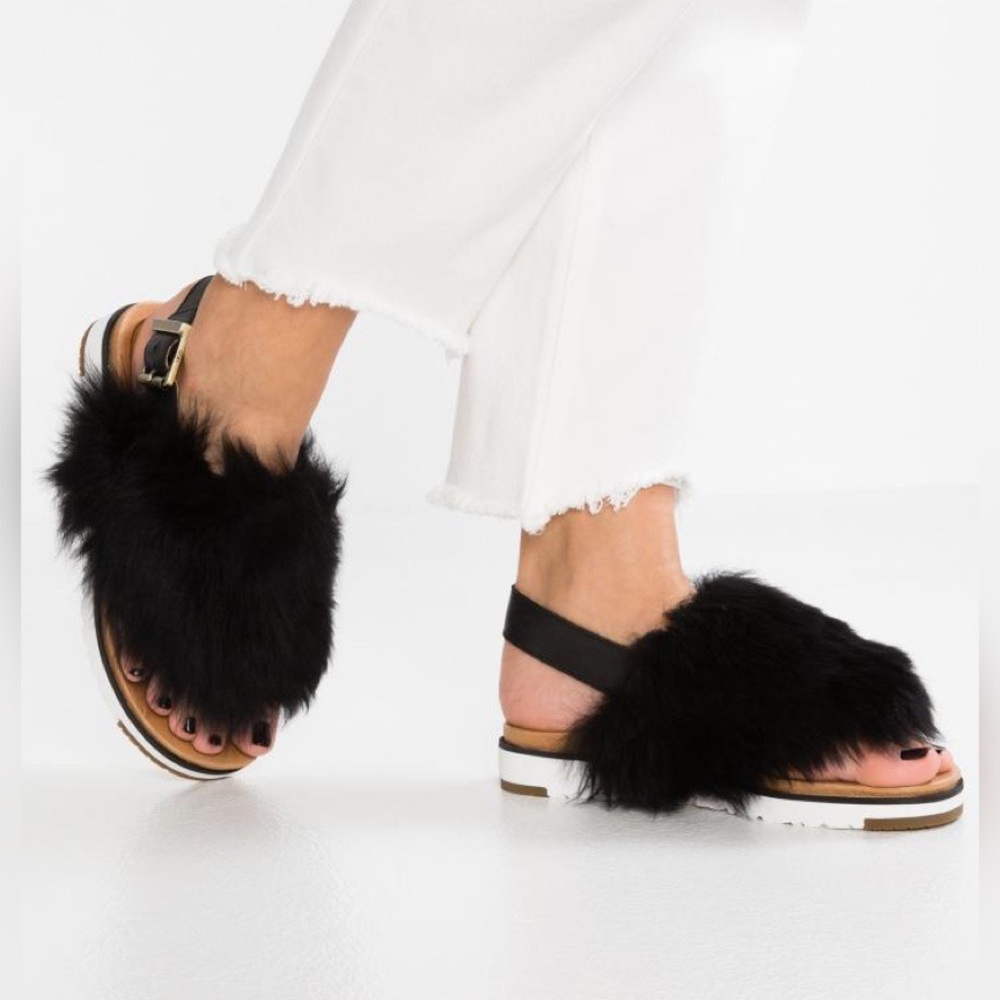 NWT UGG Holly Sandals (Black)